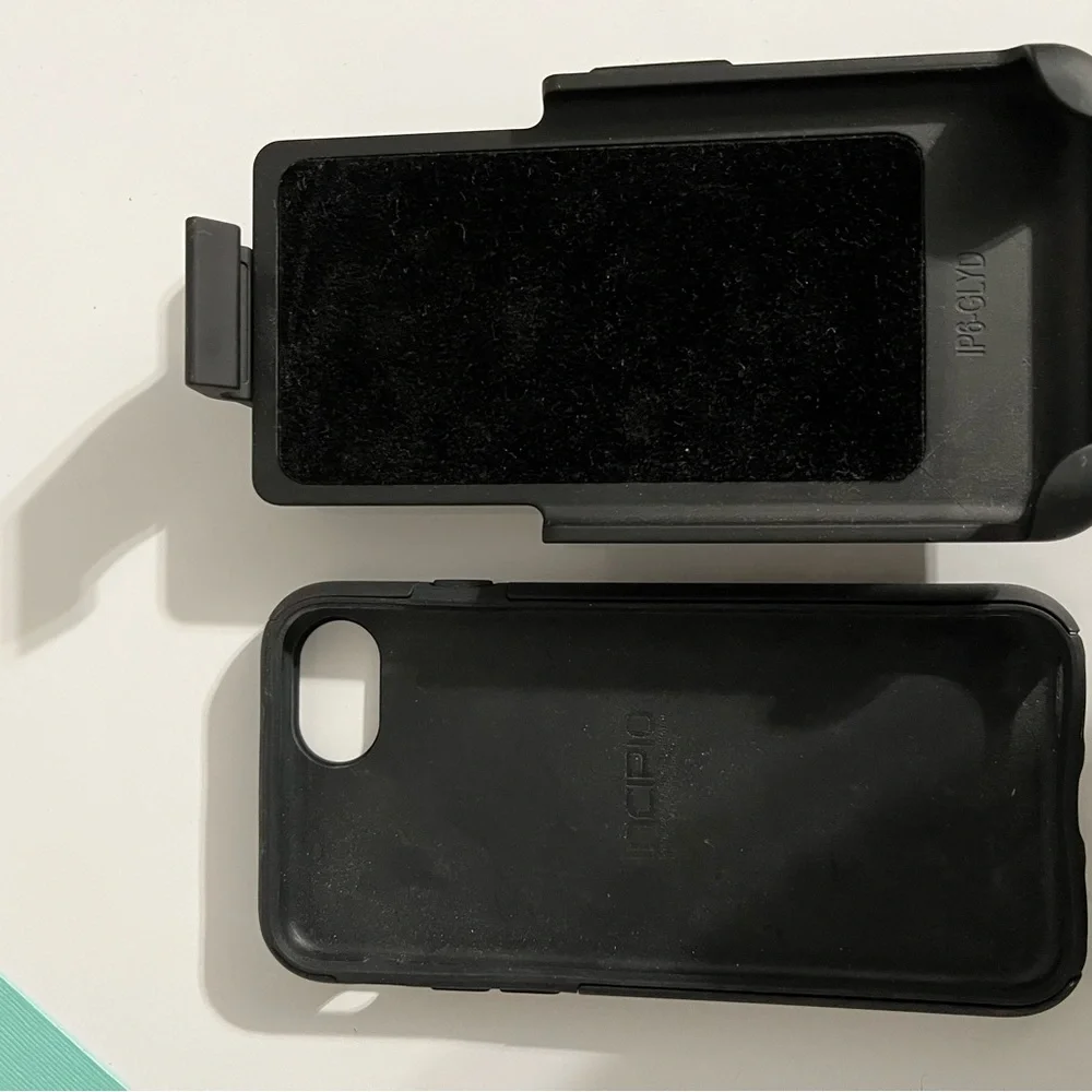 iPhone 7/8 protective holster case with clip